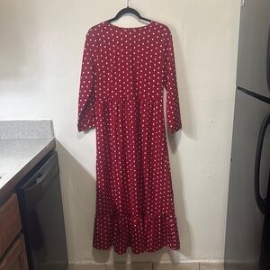 Red Polka Dot Dress woman’s large SHEIN